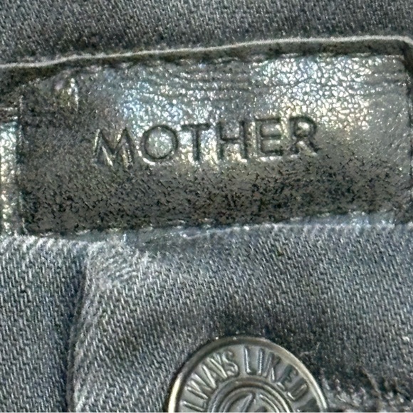 Mother Looker Ankle Fray “Guilty As Sin” Women’s Jeans 28 Distressed Raw Hem - Picture 8 of 13